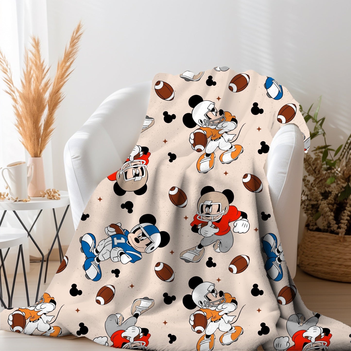 Football Mouse 50x60 Blanket | Run Ends 7/28| ETA 42 days