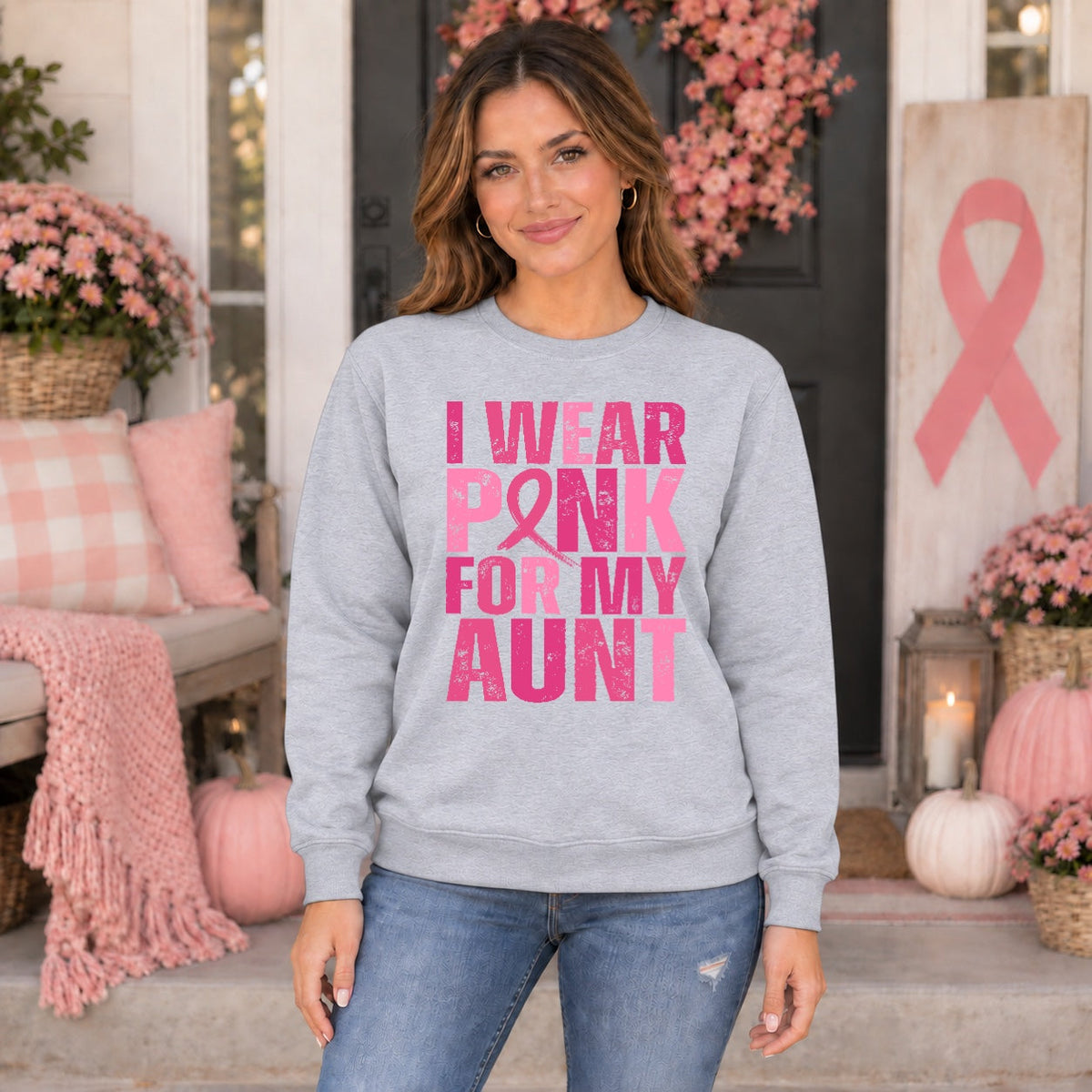 I Wear Pink For My Aunt Sweatshirt