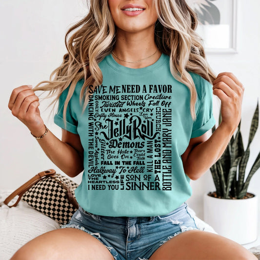 J Roll Songs Tshirt