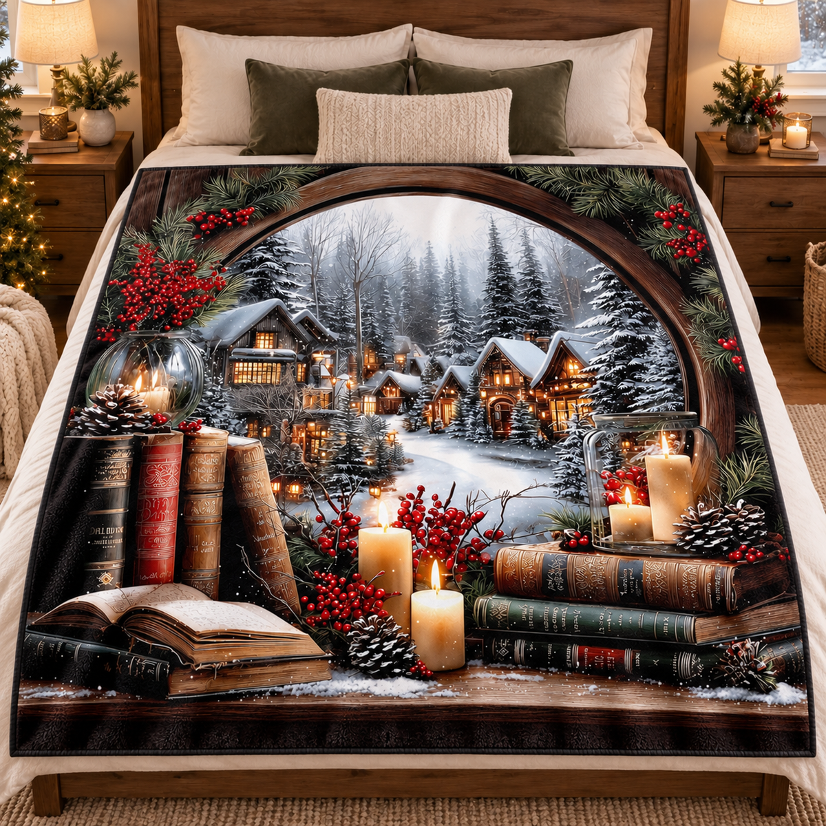 Winter Scene  50x60 Blanket | Run Ends 10/9 | ETA 42 days