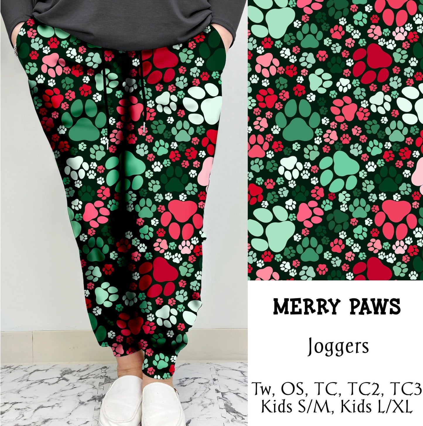 Merry Paws Leggings/Joggers | Run Ends 9/8 | ETA 42 days
