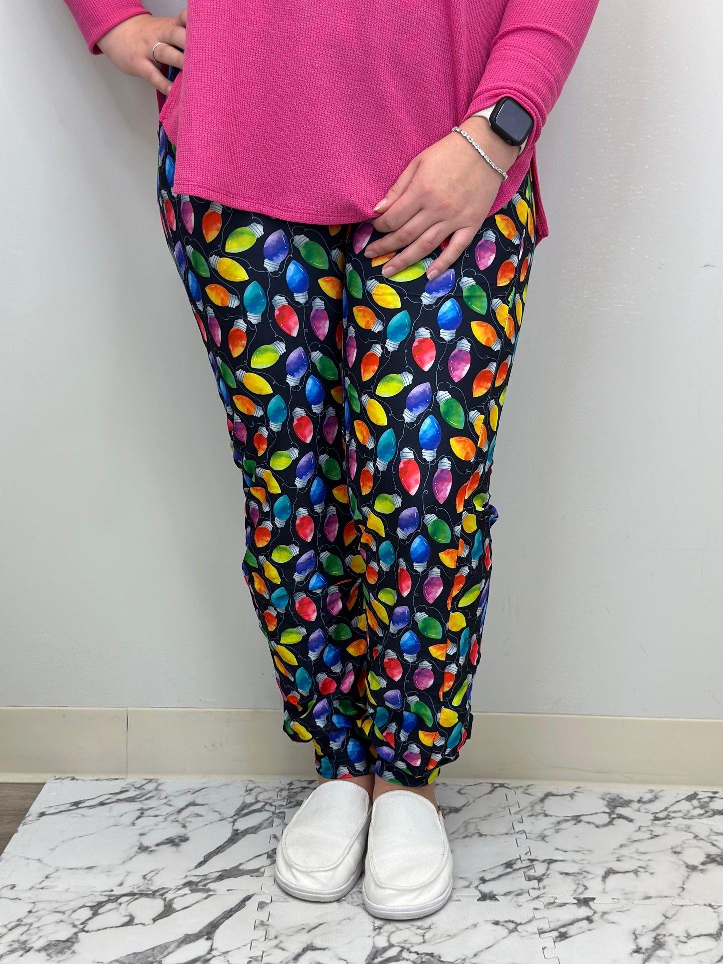 X-Mas Light Joggers w/ Pockets