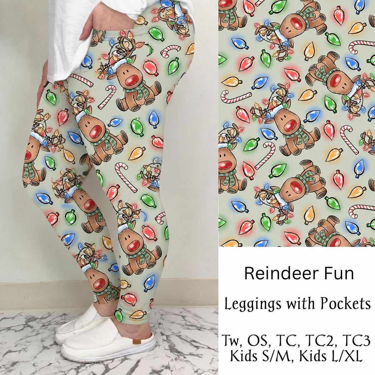 Reindeer Fun Leggings/Joggers | Run Ends 10/9 | ETA 42 days