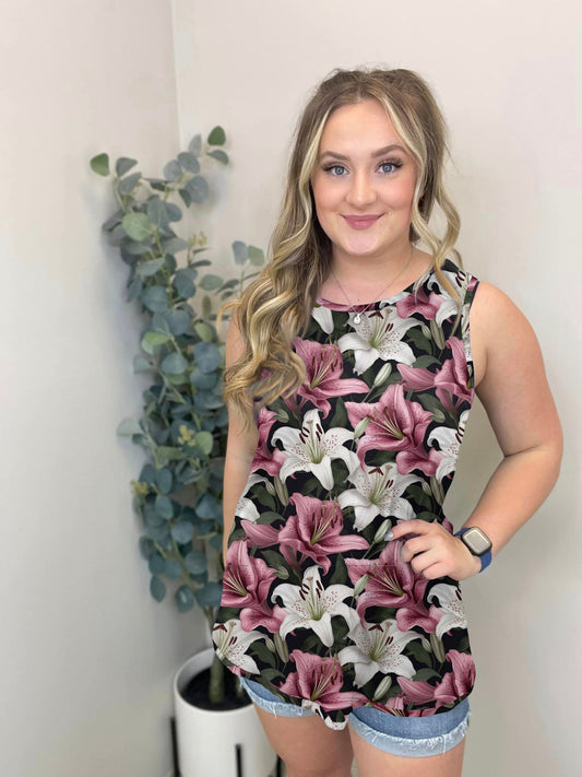 3D Lily Flower Tank Top | Pre-Sale | Run Ends 6/8