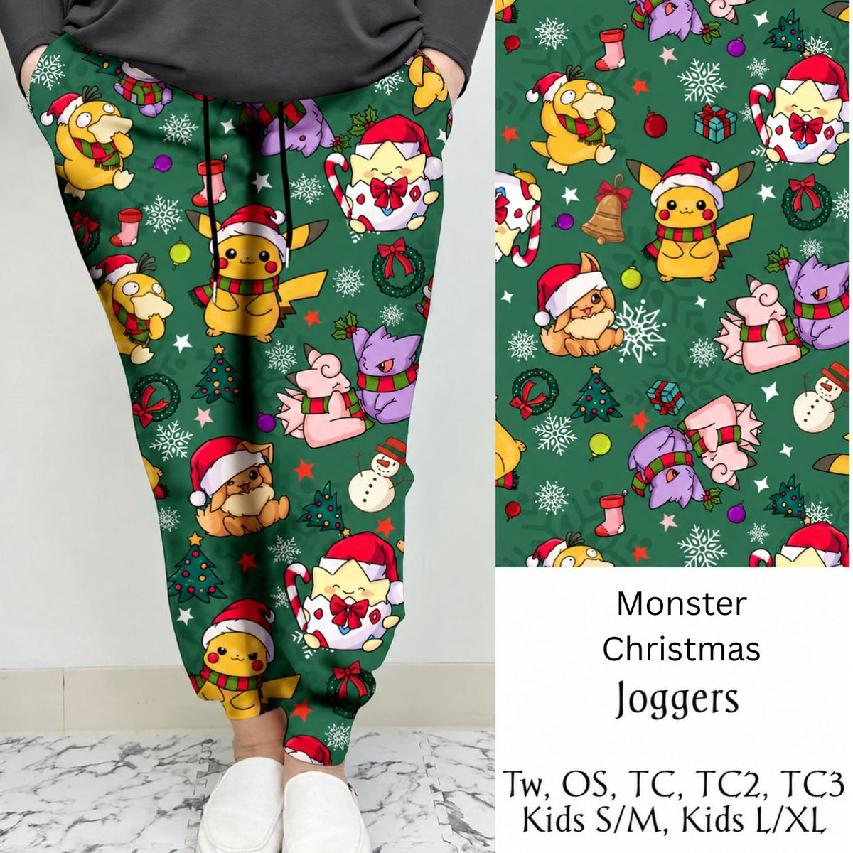 Monster Christmas Leggings/Joggers | Run Ends 10/9 | ETA 42 days