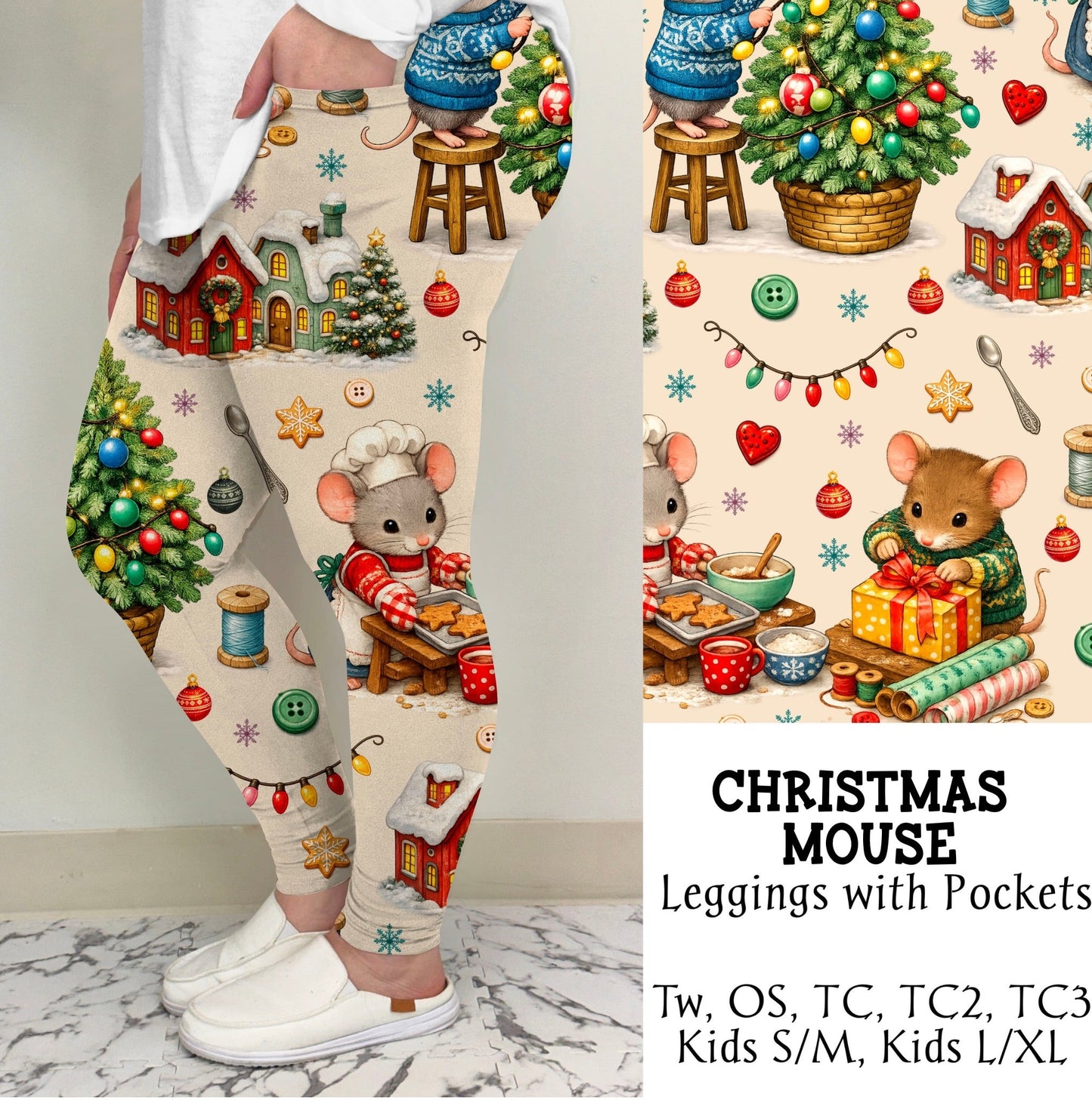 Christmas Mouse Leggings/Joggers | Run Ends 9/8 | ETA 42 days