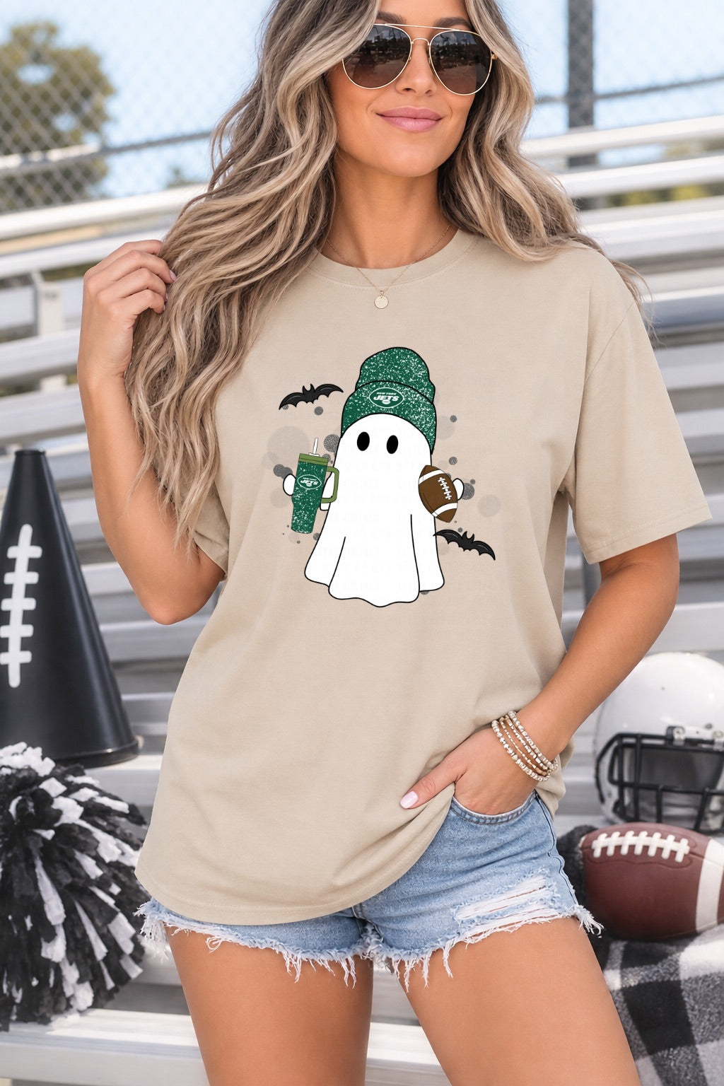 Football Ghost Jet Tshirt