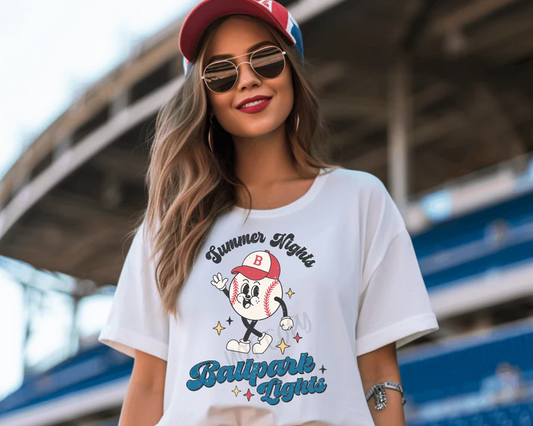 Summer Nights & Ballpark Lights - Tee